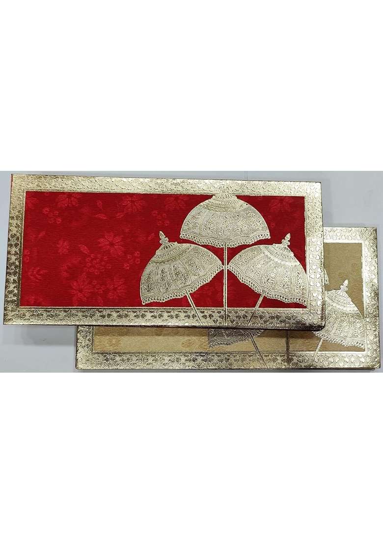 Peeplvalue Multicolor 50 Pcs Premium Designer Handmade Sagan Cash Gift Money Envelopes - Indya