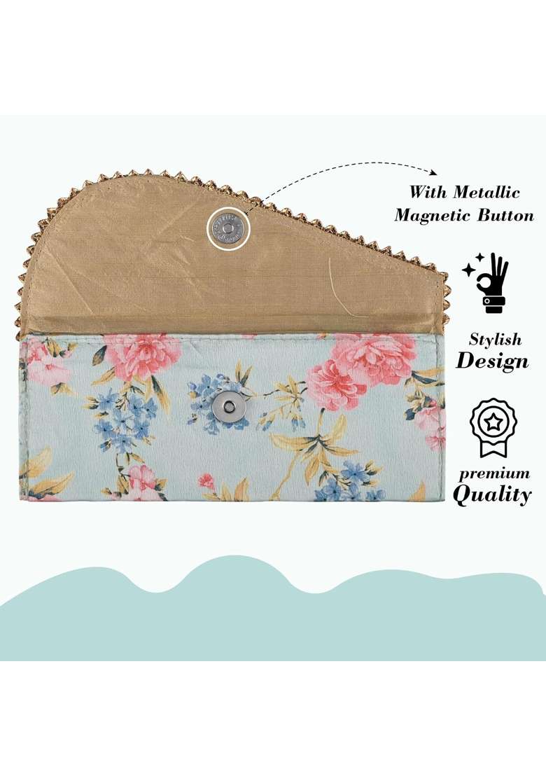 Kuber Industries 6 Pcs Fancy Silk Shagun Envelope for Gifting Money - Indya