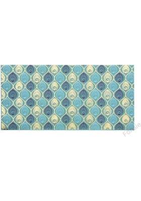 Fonsie Blue Peacock Pattern Design Pcs Cash Envelopes for Gifting Money on Wedding Gift Pack of 30