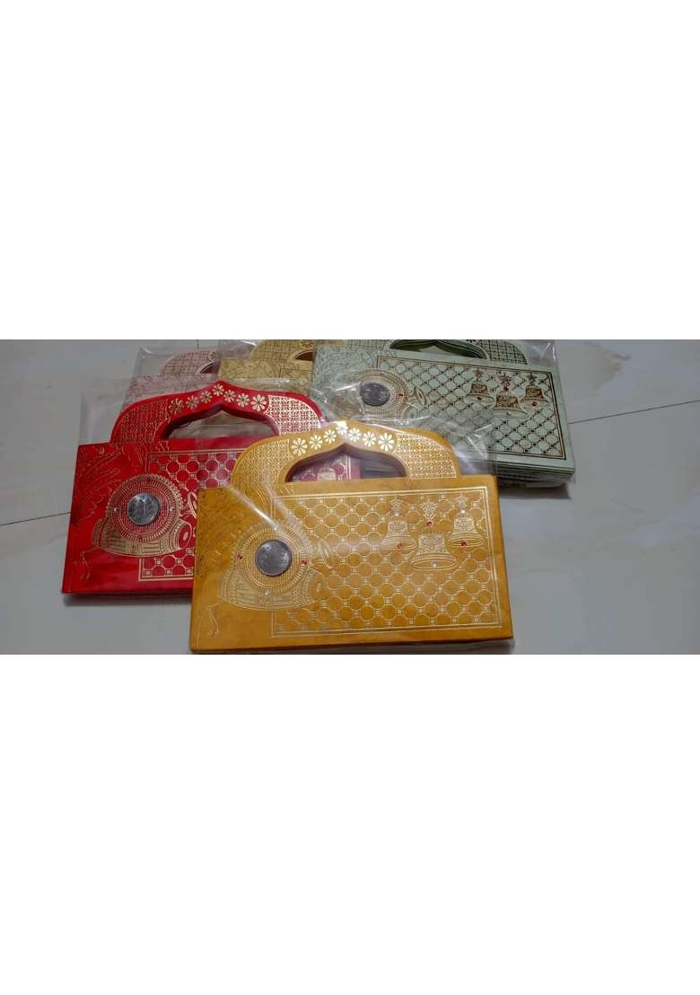 Peeplvalue 30 Pcs Designer Purse Shape Sagan Cash Gift Money Envelopes - Indya