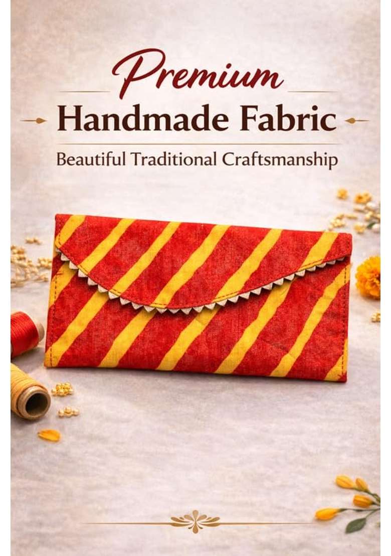 Navkathanak Red Cloth Shagun Lifafa Pack of 10 - Indya