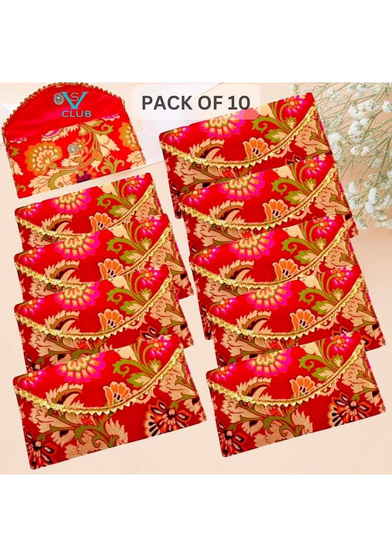VS Club Multi Pack Shagun Envelopes for Gifting Money Cash Shagun Lifafa Cover - Indya