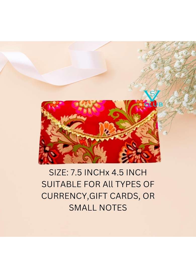 VS Club Multi Pack Shagun Envelopes for Gifting Money Cash Shagun Lifafa Cover - Indya