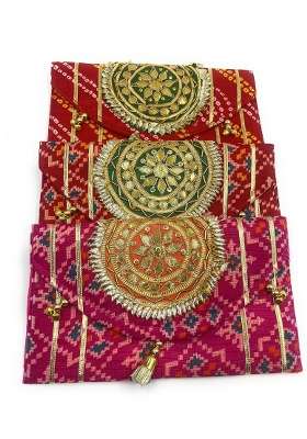 Imicreate Presents Handicrafts Designer Money Envelope Shagun Envelope Wedding Party Wallet Clutch Gifting