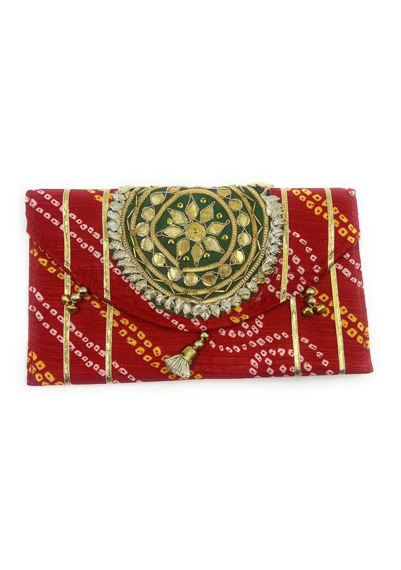Imicreate Presents Handicrafts Designer Money Envelope Shagun Envelope Wedding Party Wallet Clutch Gifting - Indya
