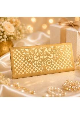 Izels Premium Shagun Envelopes Lifafa Laser Cut Money Gift Covers for Weddings Birthdays Pack of 30