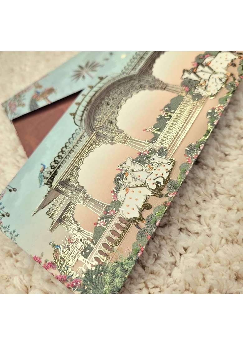 Fonsie Cash Shagun Fancy Design Envelopes for Gifting Money on Wedding Gift Baby Shower Gift Shagun Pack of 20 - Indya