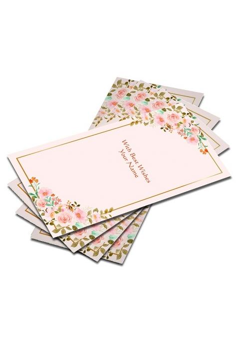 Brown Cloud Customised Exclusive Elegant Designer Vertical Shagun Money Gift Envelope Cover Lifafa Pack of 20