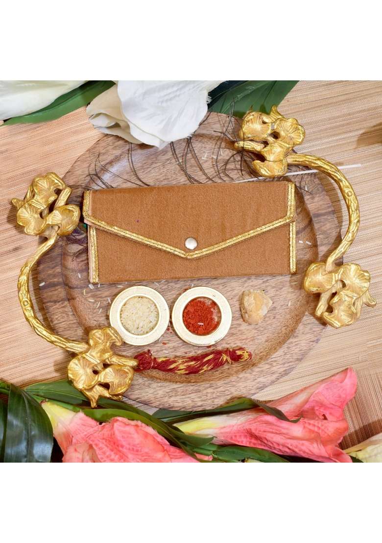 Dulhan Fancy Velvet Shagun Envelopes Big Size Money Gift Lifafa Set of 25 - Indya