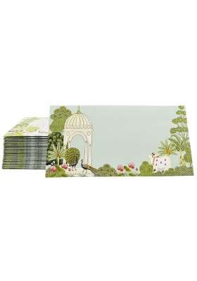 Blessings Money Gifting Envelopes Beautiful Design Bottle Green Colour Set of 100