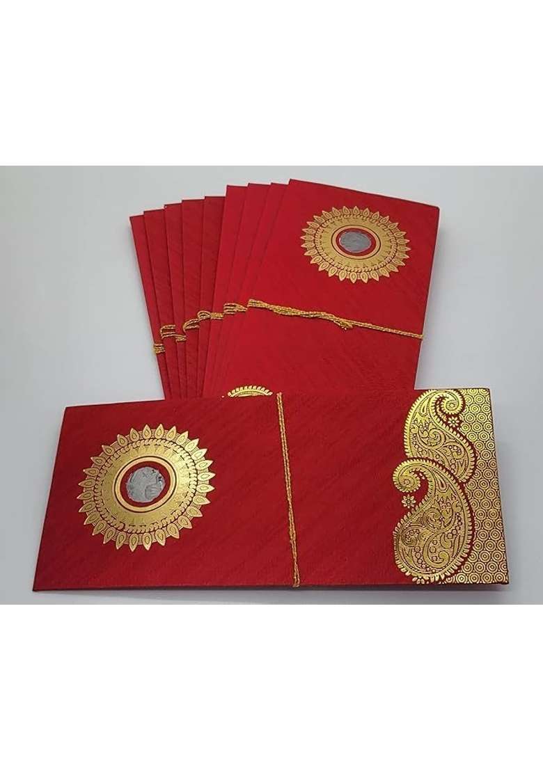 Sejascollections Wedding Gift Envelopes Pcs 10 Packs Coin Money Cash Gift Cover Shagun Birthday Pack of 100 - Indya