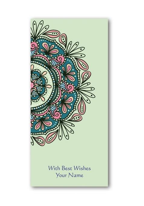 Brown Cloud Customised Exclusive Elegant Designer Vertical Shagun Money Gift Envelope Cover Lifafa Pack of 20