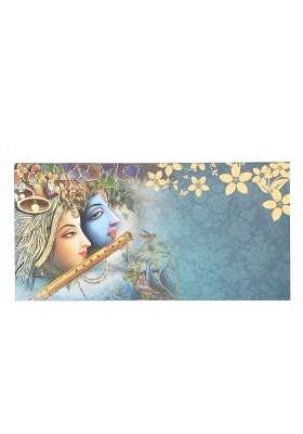 Fonsie Blue Krishan Ji Pcs Cash Envelopes for Gifting Money on Wedding Gift Baby Shower Gift Shagun Pack of 30