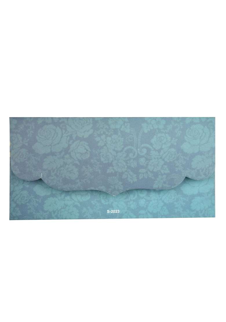 Fonsie Blue Krishan Ji Pcs Cash Envelopes for Gifting Money on Wedding Gift Baby Shower Gift Shagun Pack of 30 - Indya