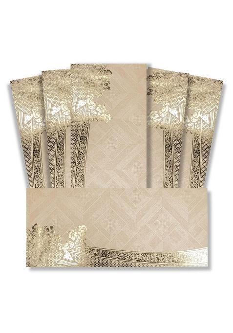 Fonsie Cash Shagun Fancy Design Envelopes for Gifting Money on Wedding Gift Baby Shower Gift Shagun Pack of 50