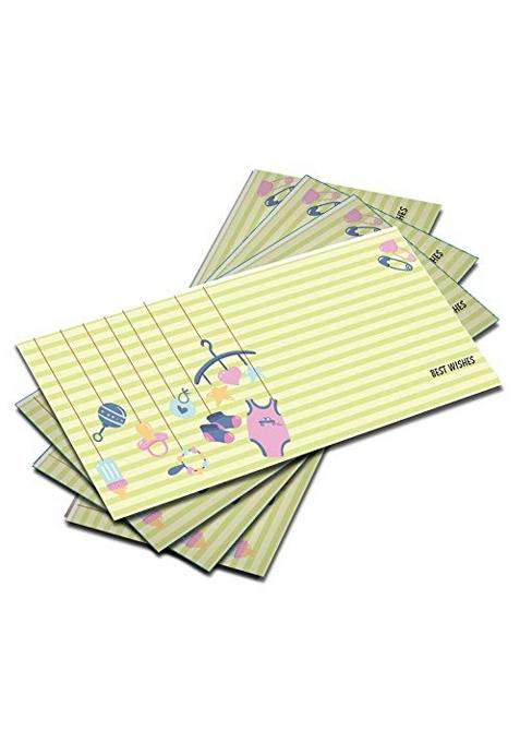 Brown Cloud Customised Exclusive Shagun Money Gift Envelope Cover Lifafa for Kids Children Babies Pack of 20