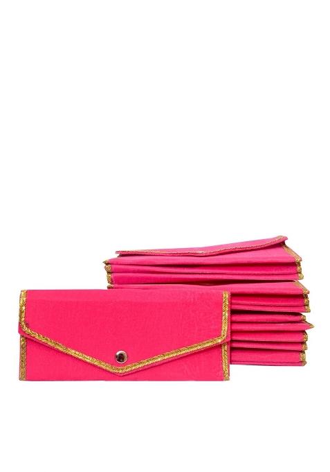 Dulhan Fancy Velvet Shagun Envelopes Big Size Money Gift Lifafa Set of 10
