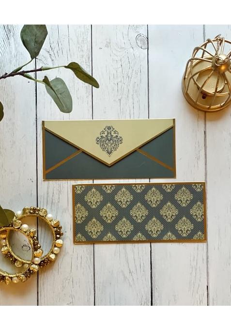 Dovetail Prana Gold Foil Cash Envelopes with Tags Pack of 10