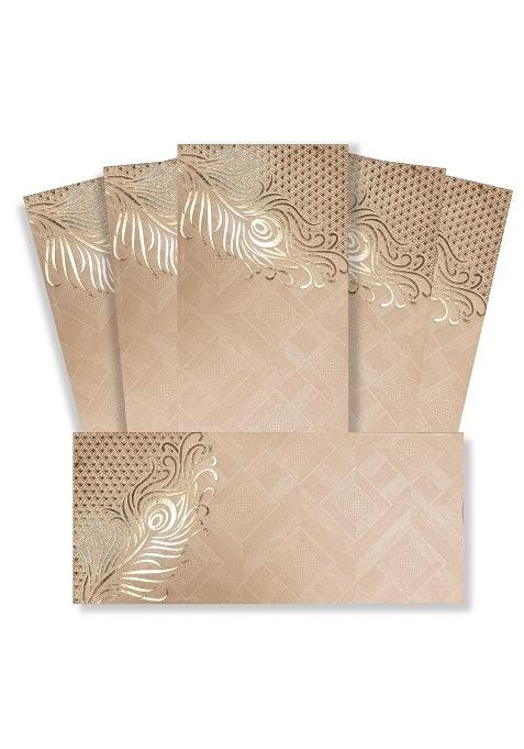 Fonsie Cash Shagun Fancy Design Envelopes for Gifting Money on Wedding Gift Baby Shower Gift Shagun Pack of 50