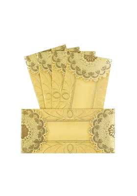 Transbound 40 Pcs Premium Colorful Shagun Lifafa Money Gift Envelopes for Wedding Cash Gifts Birthdays