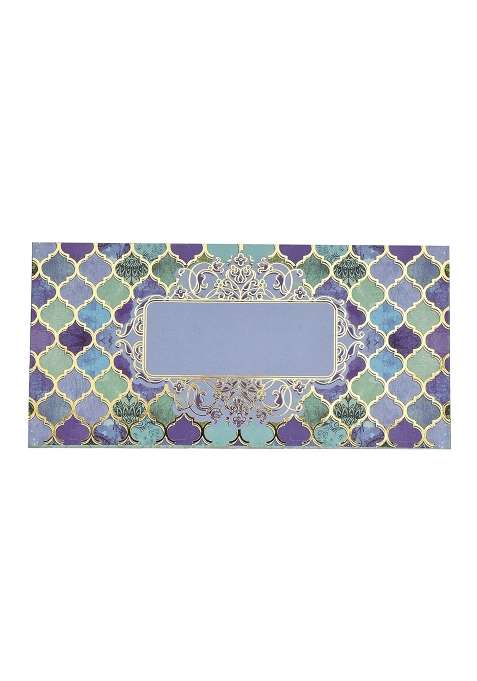 Fonsie Blue Pattern Pcs Cash Envelopes for Gifting Money on Wedding Gift Baby Shower Gift Shagun Pack of 30