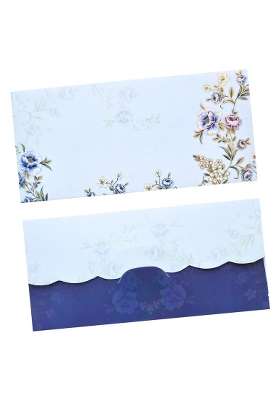 Vibsee Flower Printed Design Shagun Envelopes for Gifting Cash Money Cover Tuck Flap Designer Fancy Pack of 30