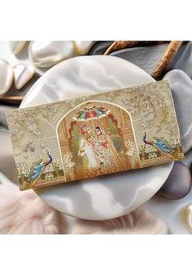 Fonsie Wedding Couple Cream Design Cash Envelopes for Gifting Money on Wedding Gift Baby Shower Gift Pack of 30