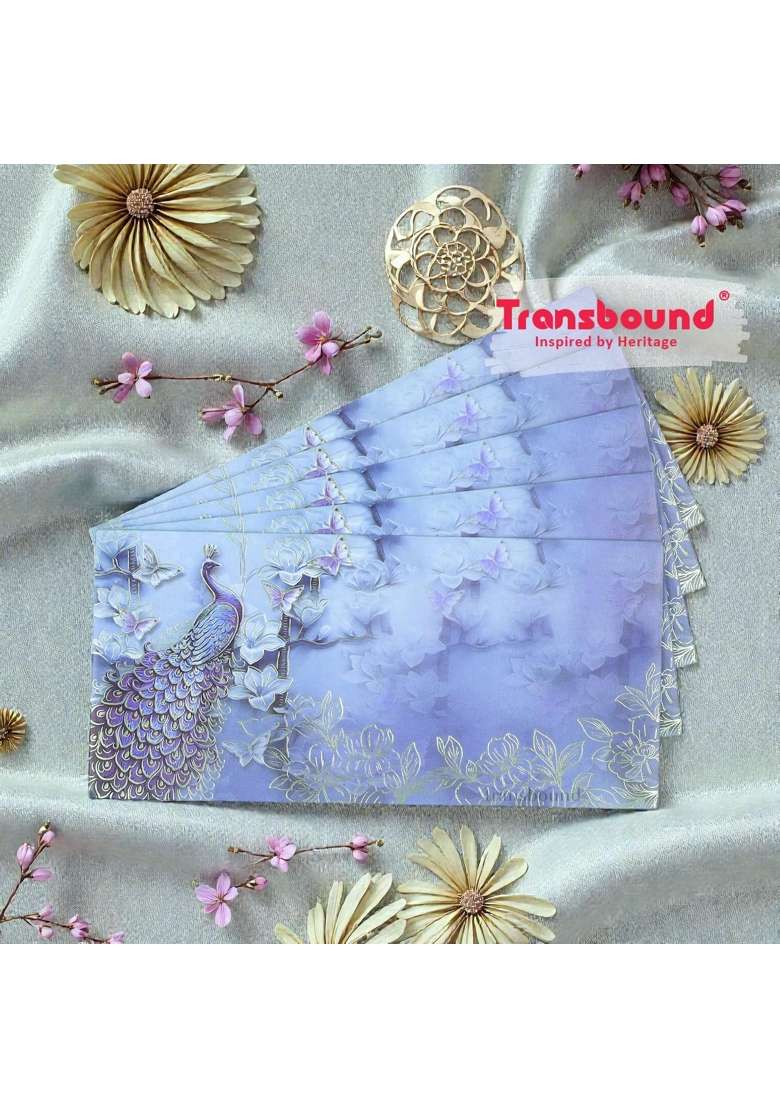 Transbound 40 Pcs Premium Colorful Shagun Lifafa Money Gift Envelopes for Wedding Cash Gifts Birthdays - Indya