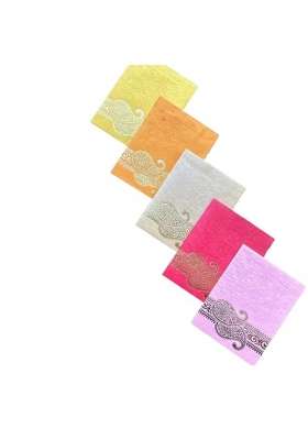 Stlyz Multicolour Money Gift Envelopes Handmade Printed Shagun Cash Envelope Lifafa for Wedding Pack of 100