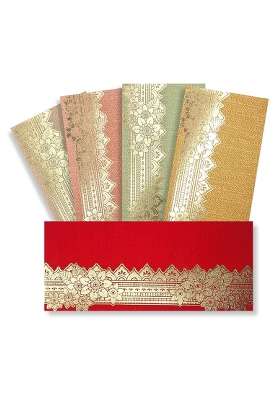 Fonsie Cash Shagun Fancy Design Envelopes for Gifting Money on Wedding Gift Baby Shower Gift Shagun Pack of 50