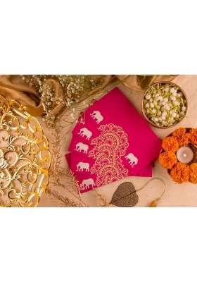 Be Stories Royal Elegance Print Rectangle Shape Cash Envelopes Shagun Lifafa for Gifting Money Pack of 5