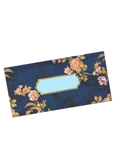 Vanya Creations Golden Floral Design Shagun Envelopes for Gifting Cash Money Cover Velvet Finish Pack of 30