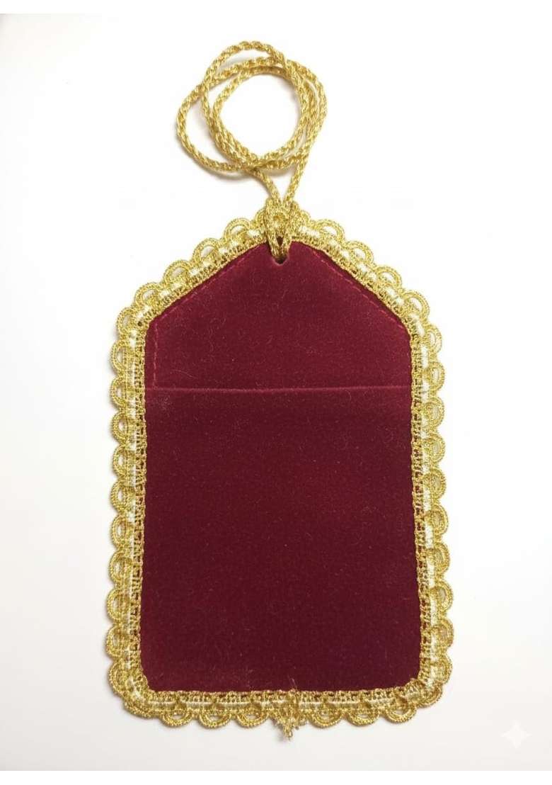 TRUE Wings Velvet Wedding Shagun Envelope Cover for Cash Money Gifting Lifafa Marriage Pack of 10 - Indya
