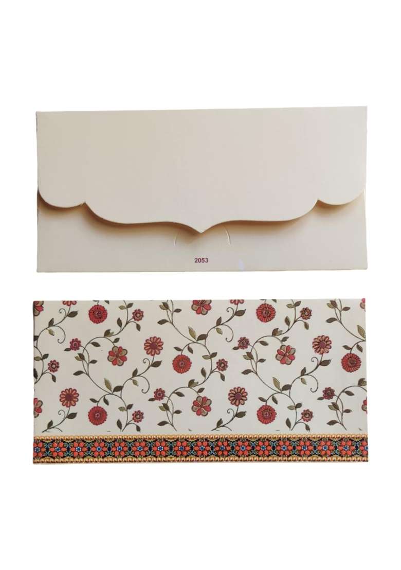 Jhintemetic Colourful Designer Shagun Lifafa Money Gift Envelope Digitally Printed for Gifting Money Pack of 40 - Indya