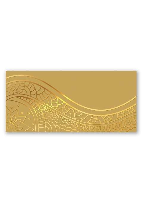 Brown Cloud Exclusive Gold FOIL Shagun Money Gift Envelope Cover Lifafa for Gift Festival Wedding Pack of 20