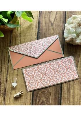Dovetail Aura Silver Foil Cash Envelopes with Tags Pack of 10