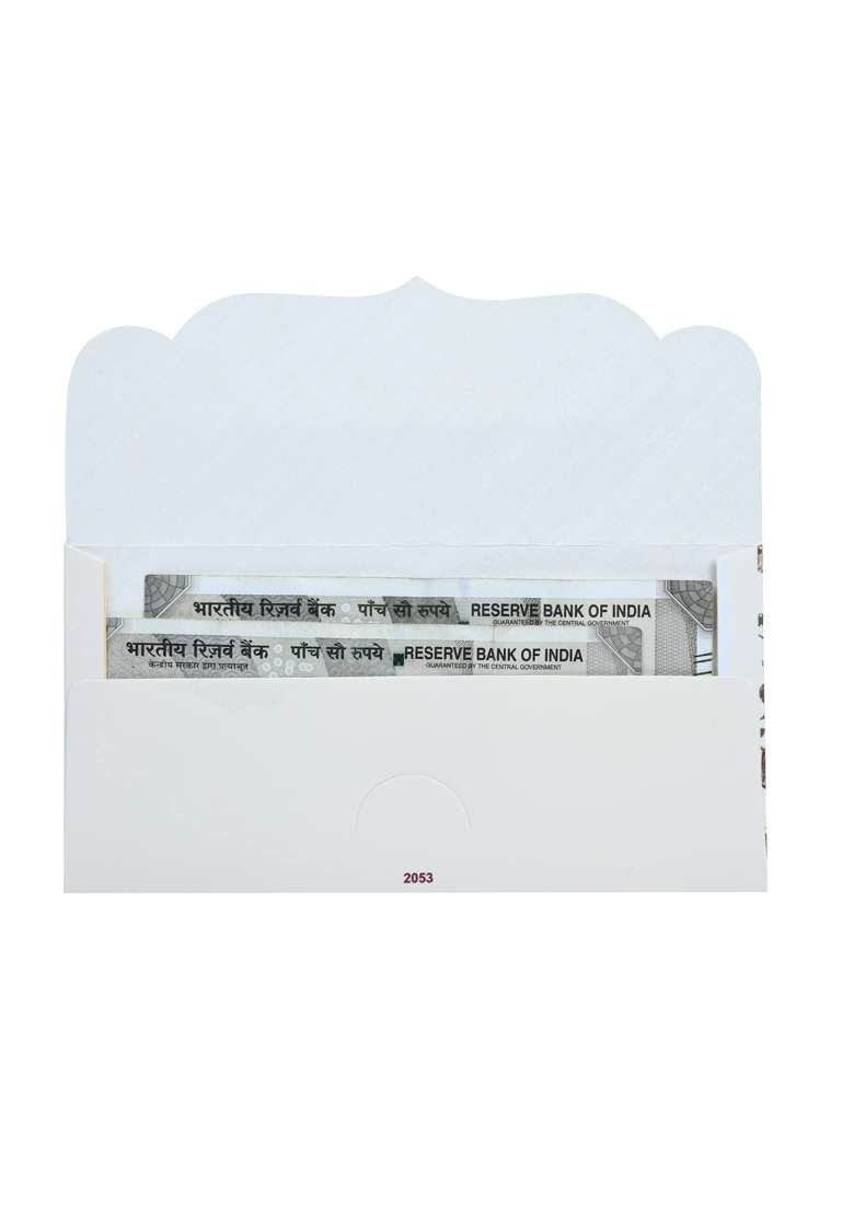Fonsie Cash Shagun Fancy Design Envelopes for Gifting Money on Wedding Gift Pack of 30 - Indya