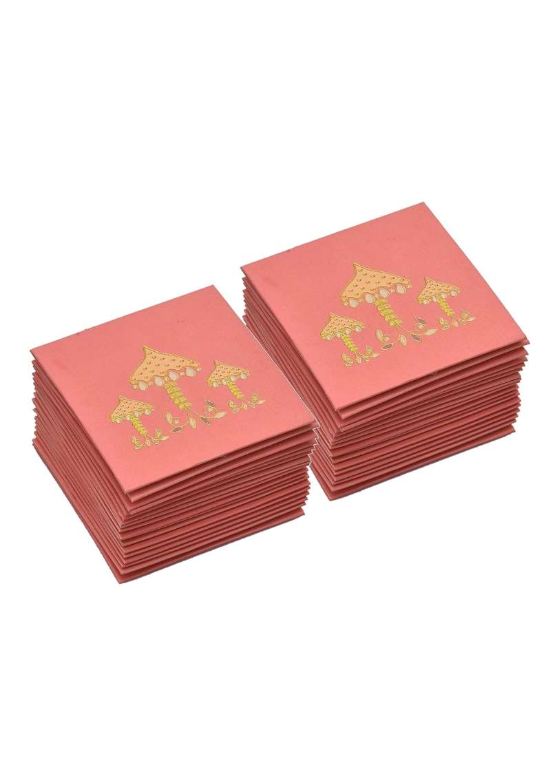 Anand Cards Shagun Money Envelope Premium Envelope Pocket Size Umbrela Chatri Peach Money Shagun Wedding - Indya