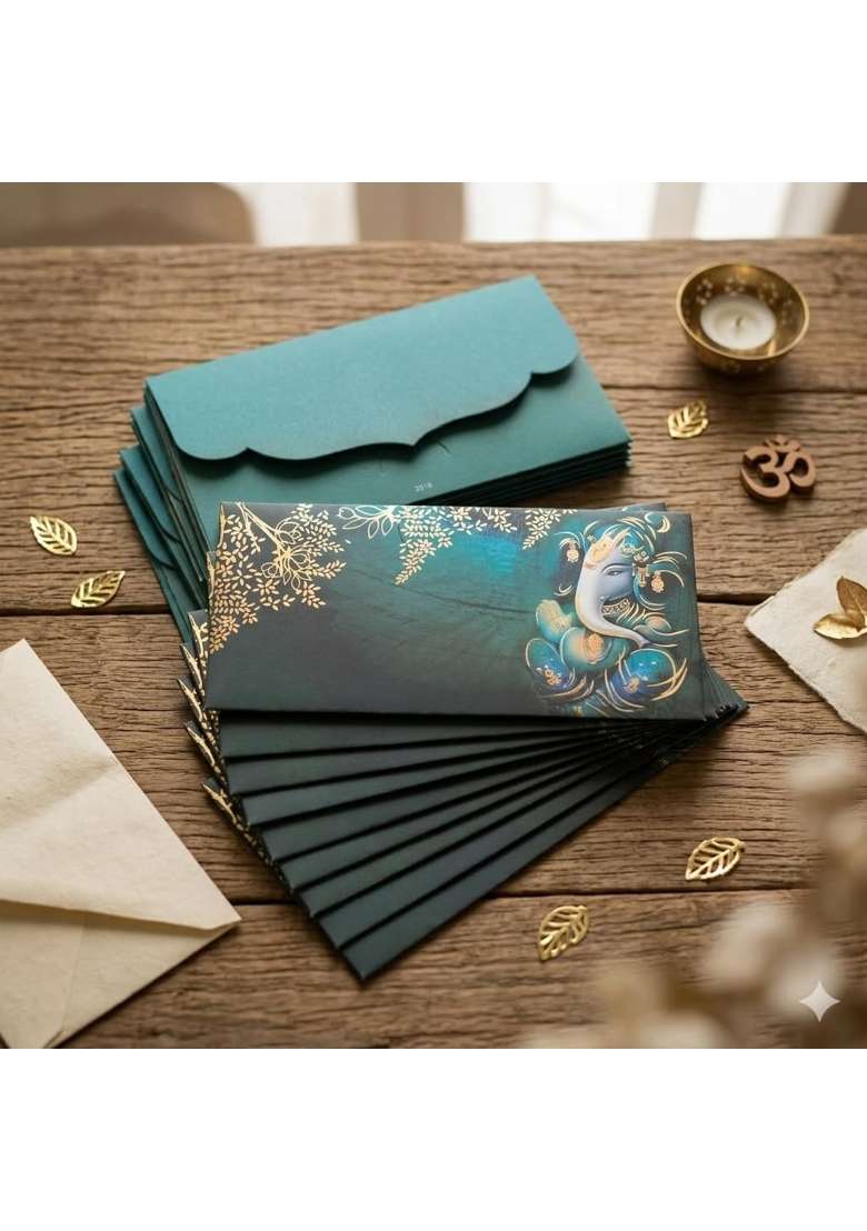 Jhintemetic Colourful Designer Shagun Lifafa Money Gift Envelope Digitally Printed for Gifting Money Pack of 30 - Indya