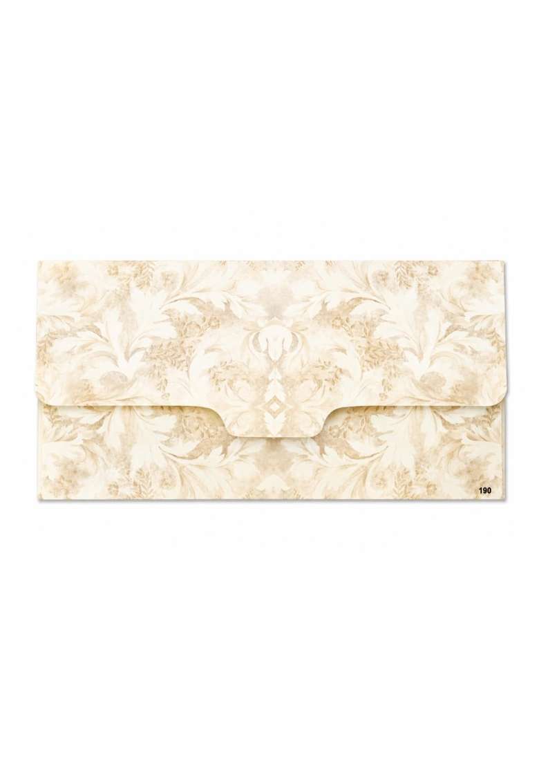 DEV Sanket Red Traditional Wedding Pavilion Printed Shagun Money Envelopes for Cash Pack of 5 - Indya