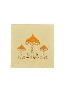 Anand Cards Shagun Money Envelope Premium Envelope Pocket Size Umbrela Chatri Cream Money Shagun Wedding