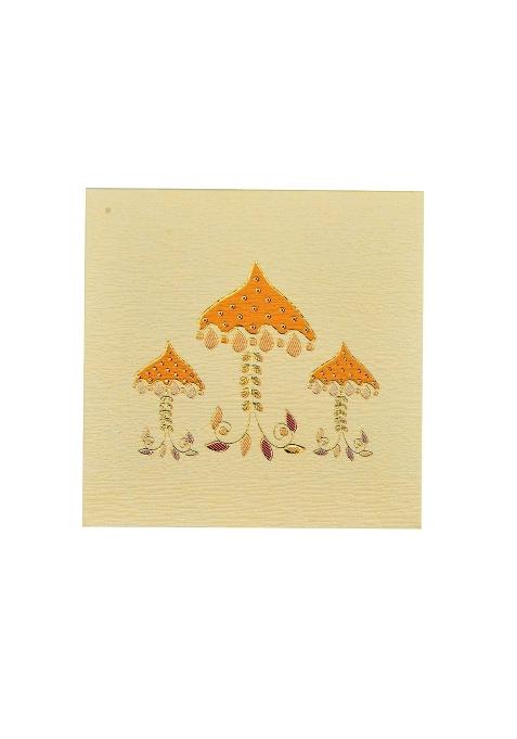 Anand Cards Shagun Money Envelope Premium Envelope Pocket Size Umbrela Chatri Cream Money Shagun Wedding