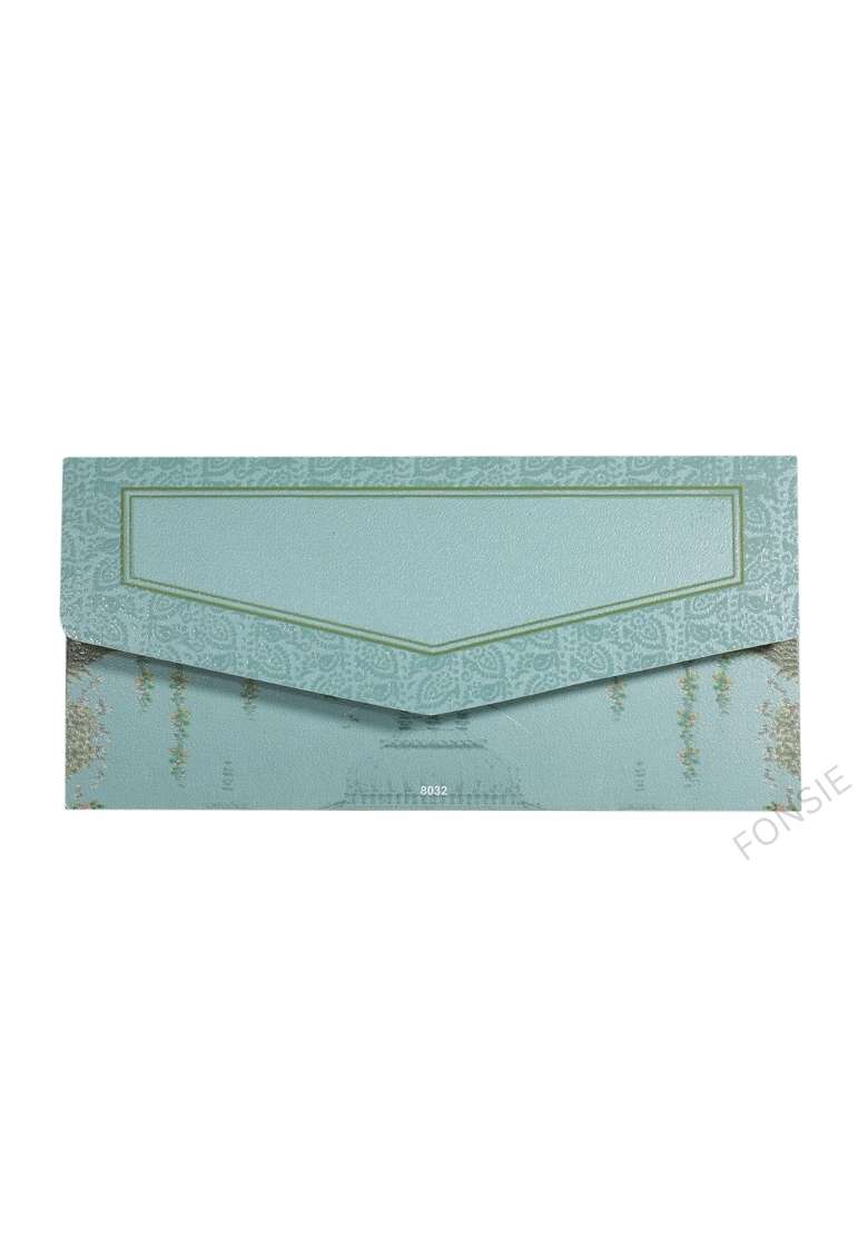 Fonsie Wedding Couple Green Pcs Cash Envelopes for Gifting Money on Wedding Gift Baby Shower Gift Pack of 30 - Indya