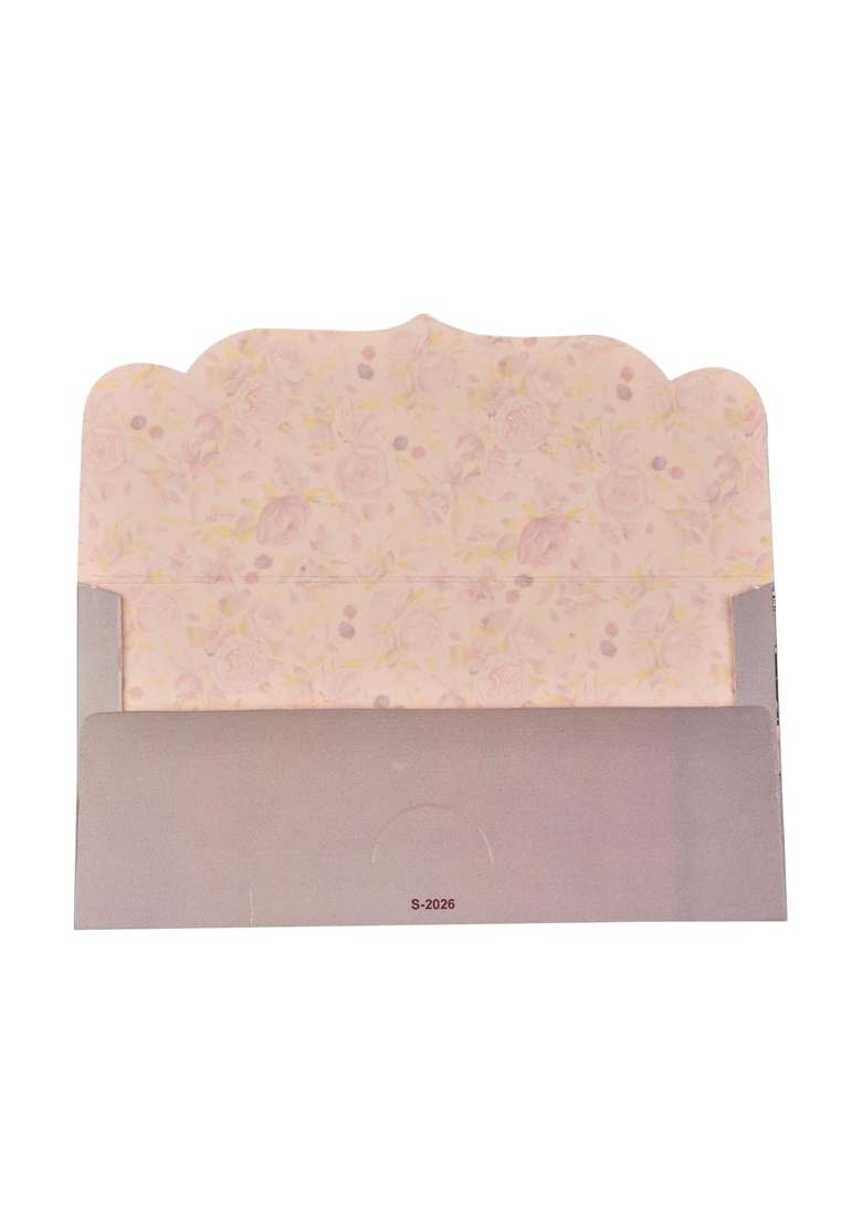 Fonsie Purple Cash Shagun Fancy Design Envelopes for Gifting Money on Wedding Gift Pack of 30 - Indya