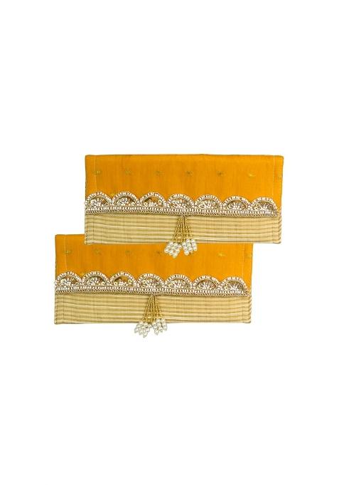 Navkathanak Yellow Cloth Shagun Lifafa Pack of 2