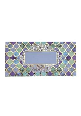 Fonsie Blue Pattern Pcs Cash Envelopes for Gifting Money on Wedding Gift Baby Shower Gift Shagun Pack of 30
