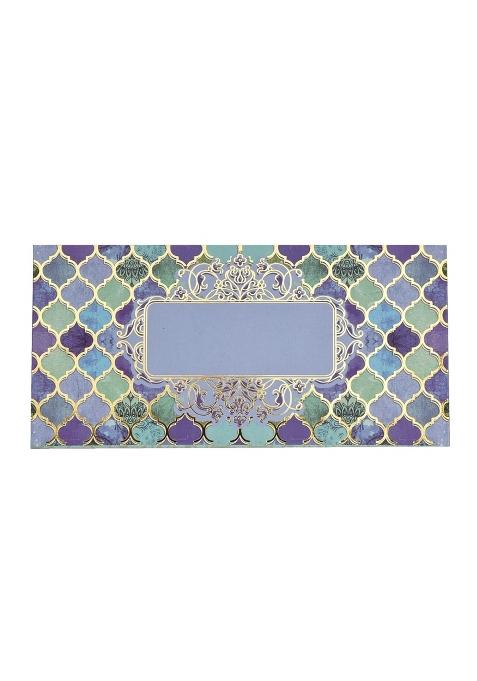 Fonsie Blue Pattern Pcs Cash Envelopes for Gifting Money on Wedding Gift Baby Shower Gift Shagun Pack of 30