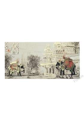 Fonsie Elephant Fort Pcs Cash Envelopes for Gifting Money on Wedding Gift Baby Shower Gift Shagun Pack of 30