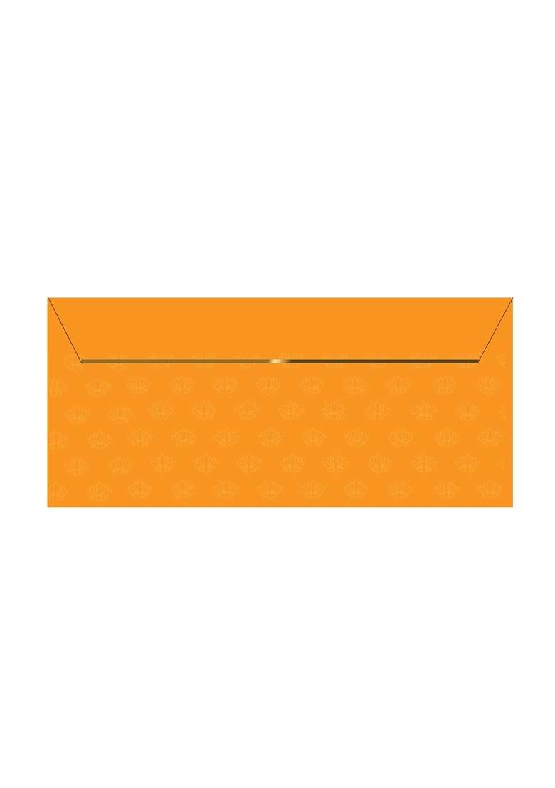 Be Stories the Indian Pichwai 190 GSM Rectangle Shape Cash Envelopes Shagun Lifafa for Gifting Money Pack of 10 - Indya