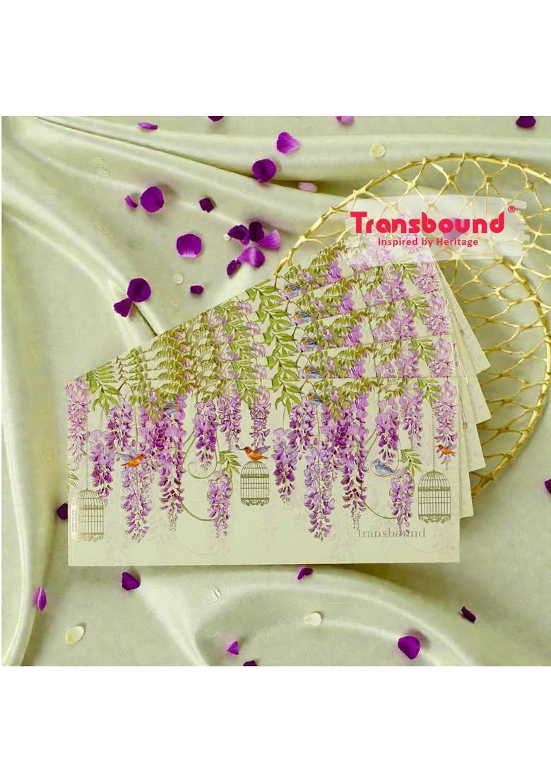 Transbound 40 Pcs Premium Colorful Shagun Lifafa Money Gift Envelopes for Wedding Cash Gifts Birthdays - Indya